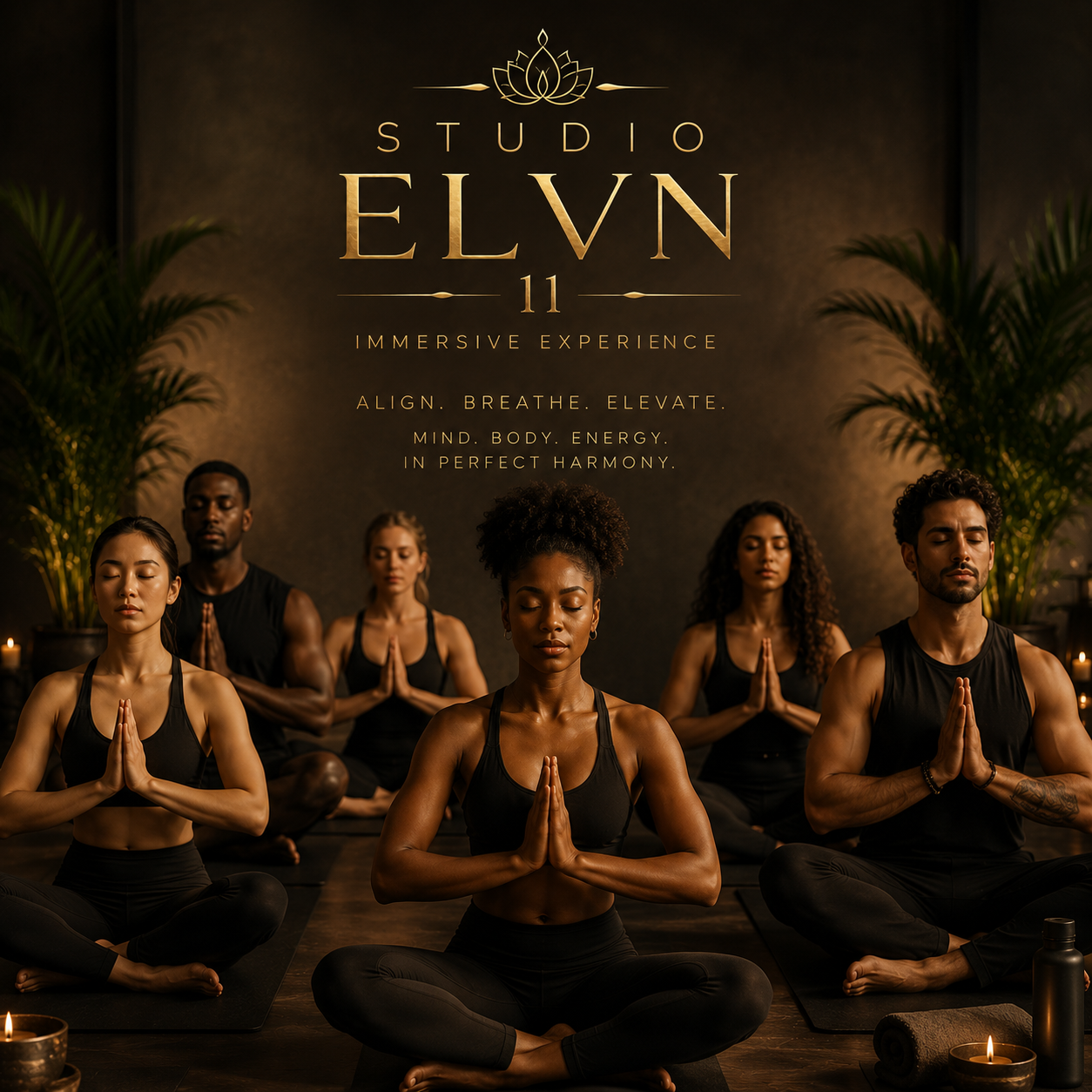 Group fitness class at Studio Elvn 11 San Antonio